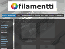 Tablet Screenshot of filamentti.com